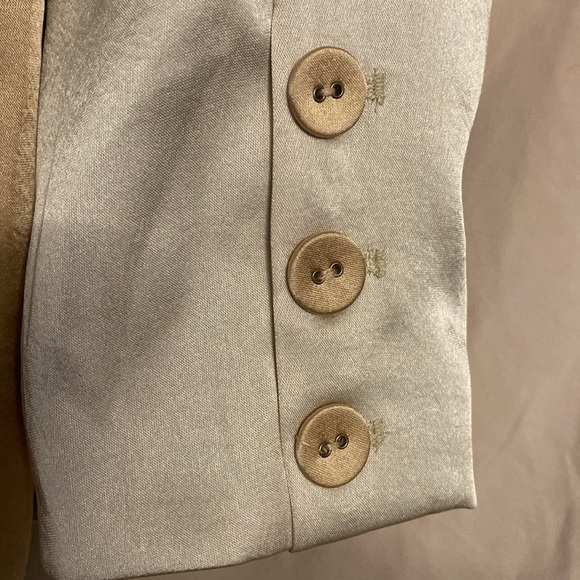 NWT Eggie Blazer, Size S, Color Cream and Tan - Picture 7 of 10